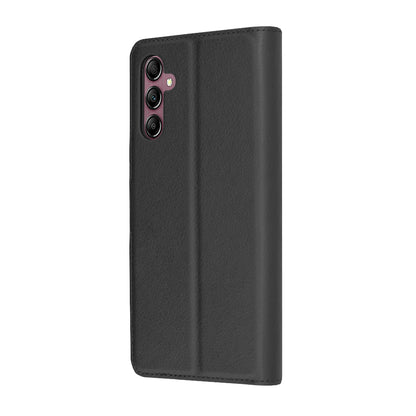 Coque pour Samsung Galaxy A14 A145 / A14 5G A146, Techsuit, Folio en cuir, Noire