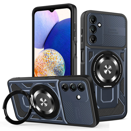 Coque pour Samsung Galaxy A14 A145 / A14 5G A146, Techsuit, RuggedCam, Bleue