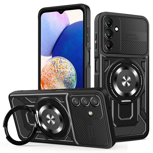 Coque pour Samsung Galaxy A14 A145 / A14 5G A146, Techsuit, RuggedCam, Noire