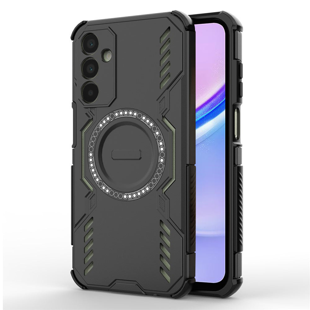 Coque MagSafe pour Samsung Galaxy A15 5G A156 / A15 A155, Techsuit, ArmorMag, Noire