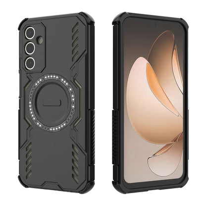 Coque MagSafe pour Samsung Galaxy A15 5G A156 / A15 A155, Techsuit, ArmorMag, Noire
