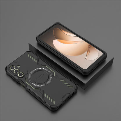 Coque MagSafe pour Samsung Galaxy A15 5G A156 / A15 A155, Techsuit, ArmorMag, Noire