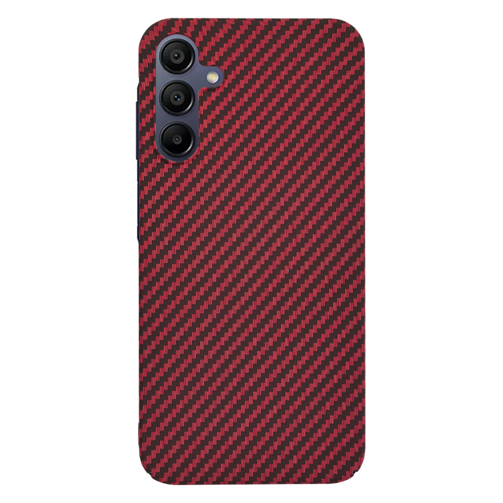Case for Samsung Galaxy A15 5G A156 / A15 A155, Techsuit, Carbonite FiberShell, Red