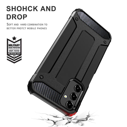 Coque pour Samsung Galaxy A15 5G A156 / A15 A155, Techsuit, Hybrid Armor, Noire