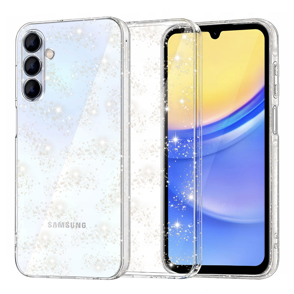 Coque pour Samsung Galaxy A15 5G A156 / A15 A155, Techsuit, SparkleSkin, Transparente