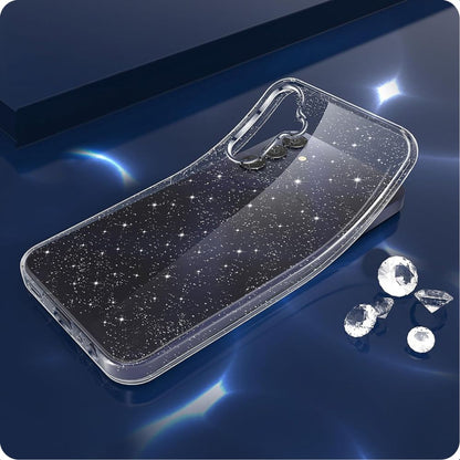 Coque pour Samsung Galaxy A15 5G A156 / A15 A155, Techsuit, SparkleSkin, Transparente