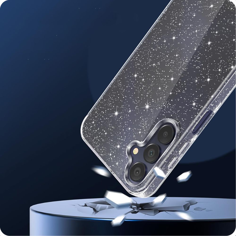 Coque pour Samsung Galaxy A15 5G A156 / A15 A155, Techsuit, SparkleSkin, Transparente