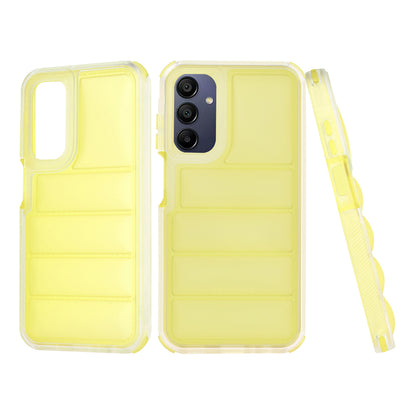Coque pour Samsung Galaxy A15 5G A156 / A15 A155, Techsuit, Wave Shield, Jaune