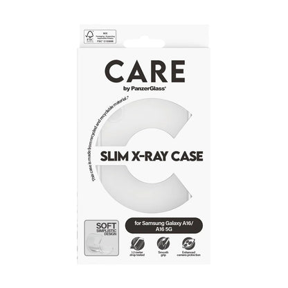 Case for Samsung Galaxy A16 4G A165, PanzerGlass, Fashionable Care, Transparent