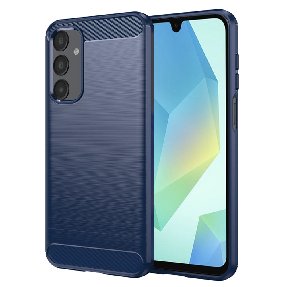 Coque pour Samsung Galaxy A16 5G A166 / A16 4G A165, Techsuit, Carbone, Bleue