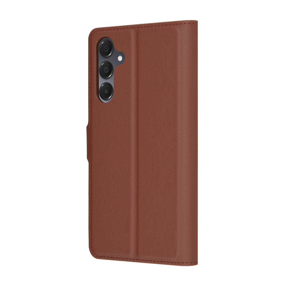 Coque pour Samsung Galaxy A16 5G A166 / A16 4G A165, Techsuit, Folio en cuir, Marron