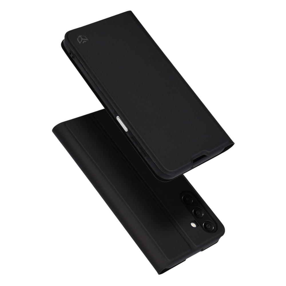 Coque pour Samsung Galaxy A16 5G A166 / A16 4G A165, Techsuit, Magskin Book, Noire