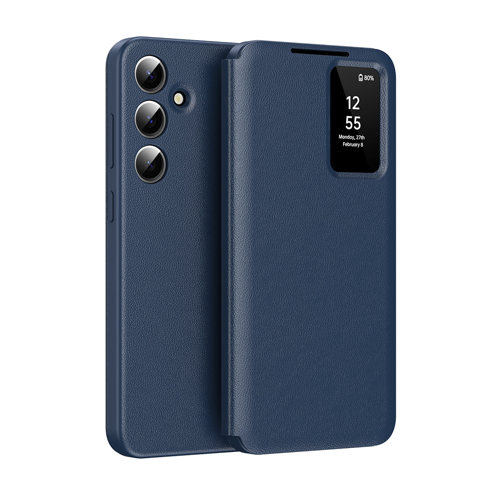 Coque pour Samsung Galaxy A16 5G A166 / A16 4G A165, Techsuit, SmartView, Bleue