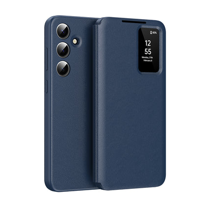 Coque pour Samsung Galaxy A16 5G A166 / A16 4G A165, Techsuit, SmartView, Bleue