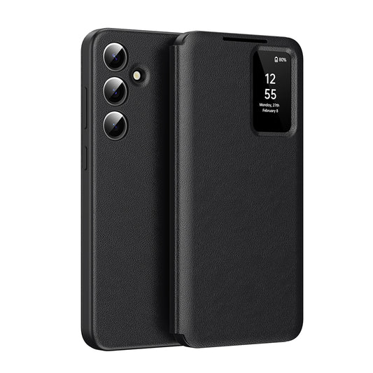 Coque pour Samsung Galaxy A16 5G A166 / A16 4G A165, Techsuit, SmartView, Noire
