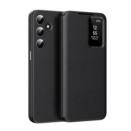 Coque pour Samsung Galaxy A17 4G / A17 5G / A26 A266, Techsuit, SmartView, Noire
