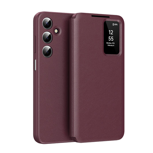 Coque pour Samsung Galaxy A17 4G / A17 5G / A26 A266, Techsuit, SmartView, Rouge