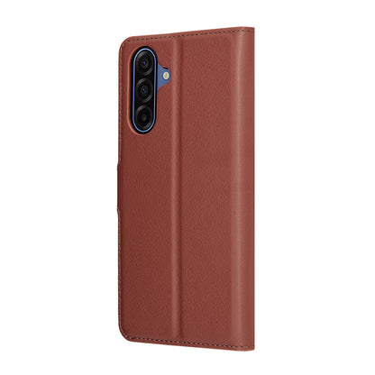 Coque pour Samsung Galaxy A17 4G / A17 5G, Techsuit, Leather Folio, Marron