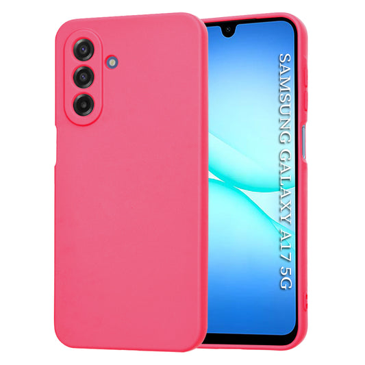 Coque pour Samsung Galaxy A17 5G, Techsuit, SoftFlex, Rose Foncé