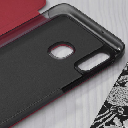 Coque pour Samsung Galaxy A20e A202, Techsuit, eFold, Rouge