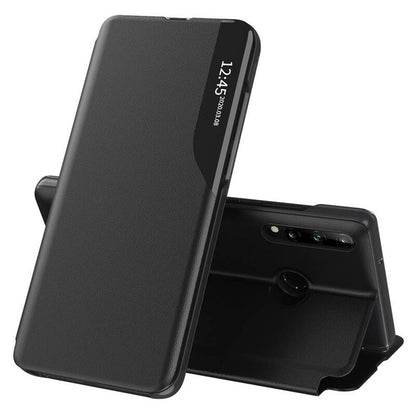 Coque pour Samsung Galaxy A20s A207, Techsuit, eFold, Noire