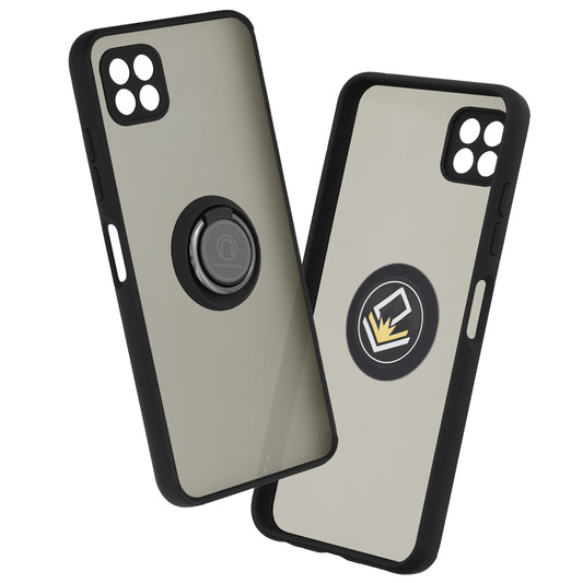 Coque pour Samsung Galaxy A22 5G A226, Techsuit, Glinth, Noire
