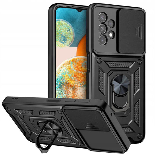Coque pour Samsung Galaxy A23 5G A236 / A23 A235, Techsuit, CamShield, Noire