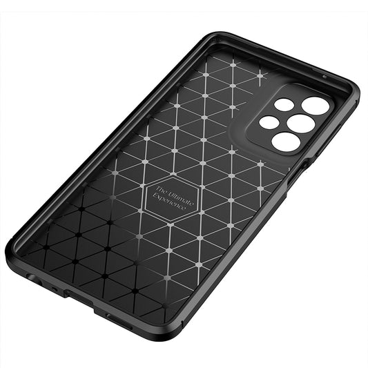 Coque pour Samsung Galaxy A23 5G A236 / A23 A235, Techsuit, Fibre de carbone, Noire