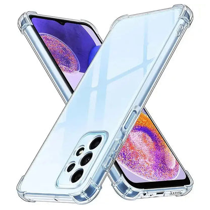 Coque pour Samsung Galaxy A23 5G A236 / A23 A235, Techsuit, Antichoc Claire, Transparente