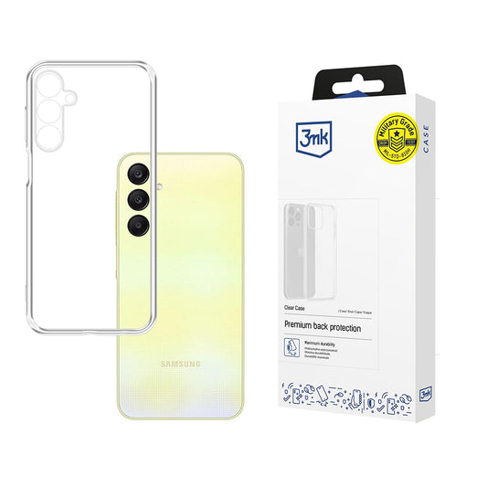 Coque pour Samsung Galaxy A25 A256, 3MK, Clear, Transparente