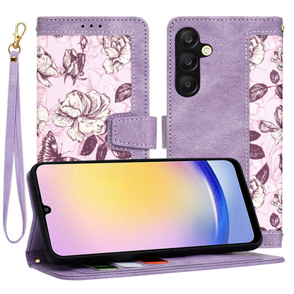 Coque pour Samsung Galaxy A25 A256, Techsuit, FlipCraft, Violet