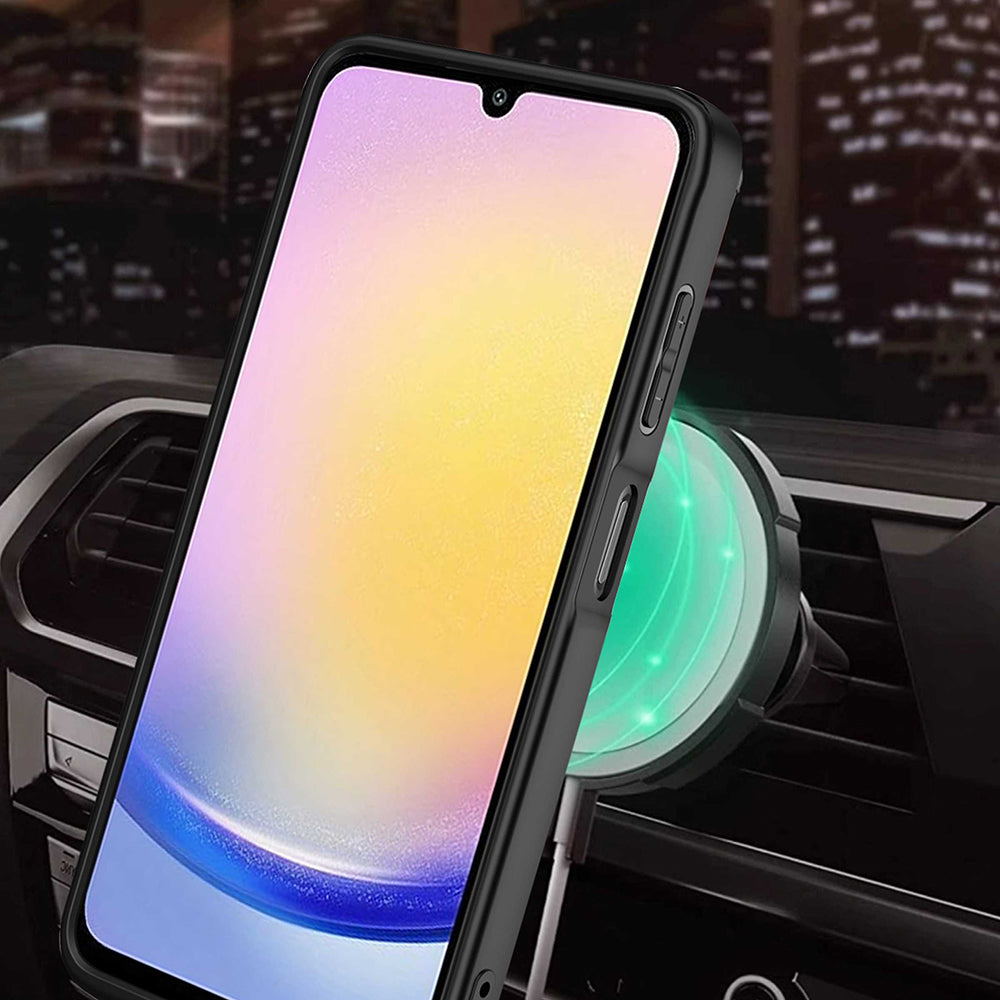 Coque pour Samsung Galaxy A25 A256, Techsuit, RuggedCam, Violet
