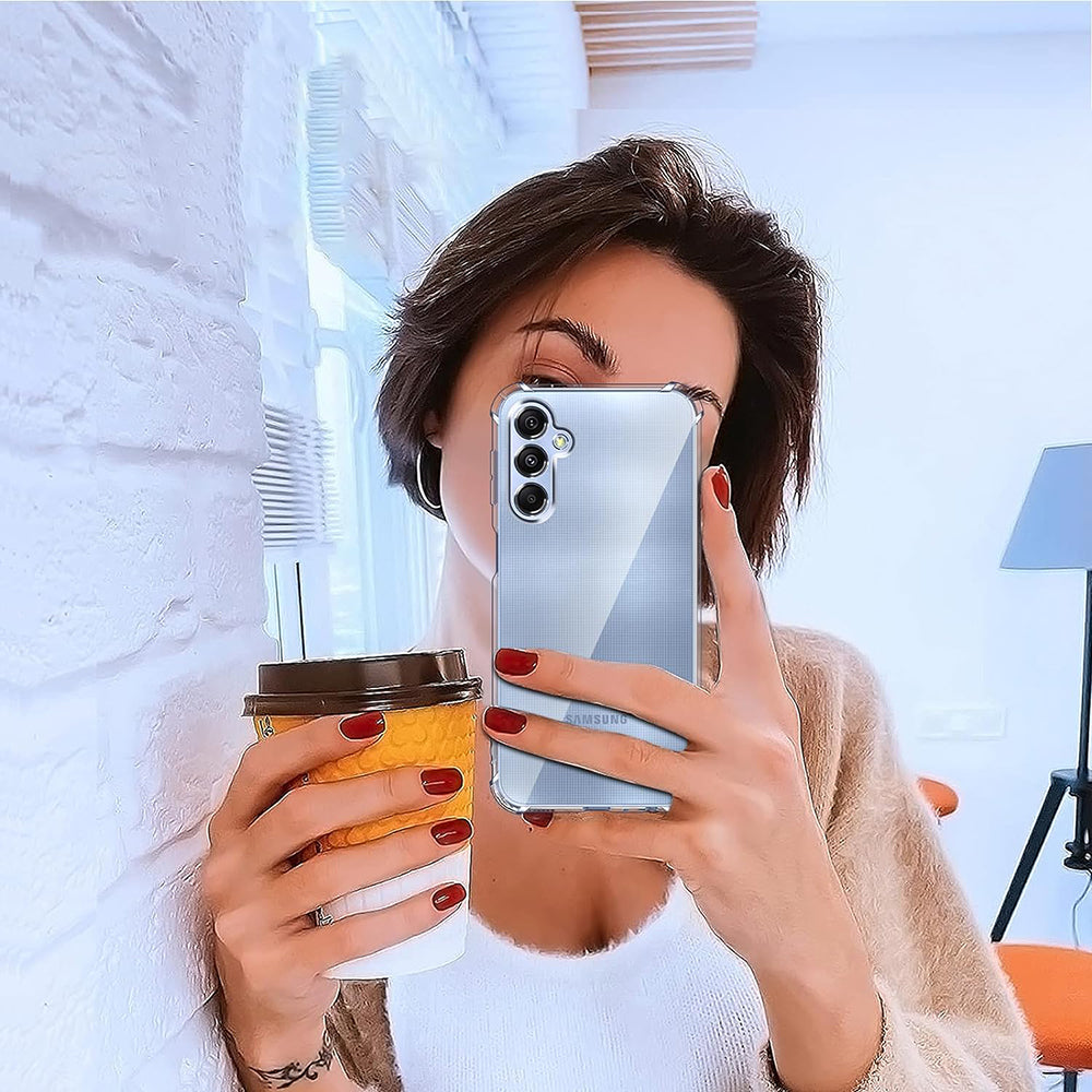 Coque pour Samsung Galaxy A25 A256, Techsuit, Anti-choc Claire, Transparente
