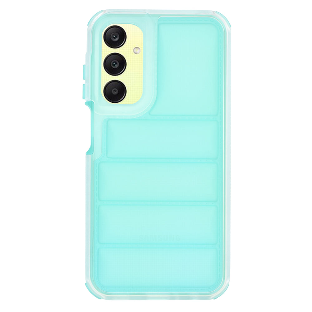 Coque pour Samsung Galaxy A25 A256, Techsuit, Wave Shield, Turquoise