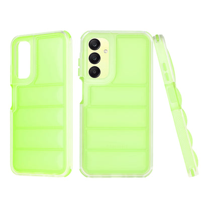 Coque pour Samsung Galaxy A25 A256, Techsuit, Wave Shield, Vert