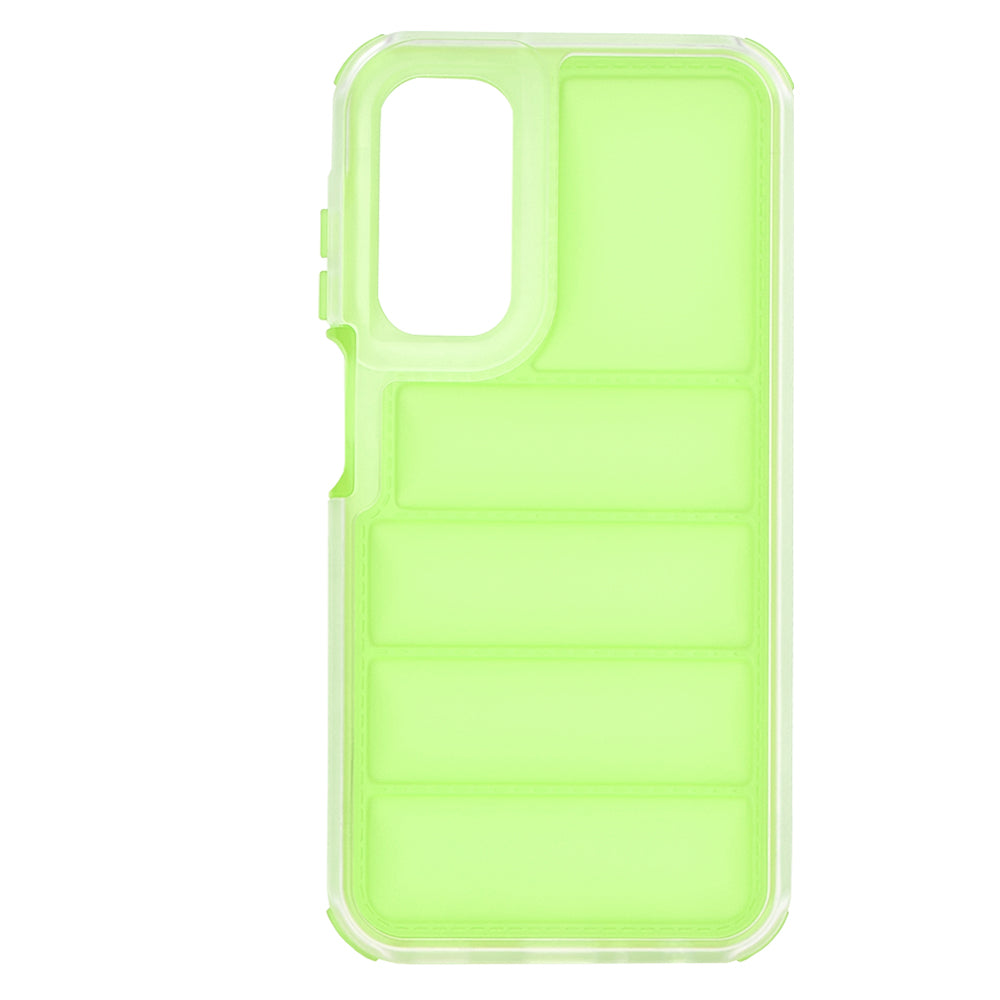 Coque pour Samsung Galaxy A25 A256, Techsuit, Wave Shield, Vert