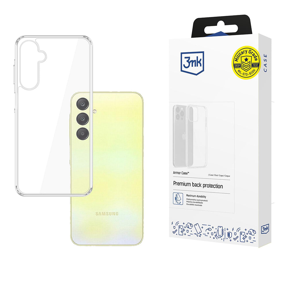 Coque pour Samsung Galaxy A26 A266, 3MK, Armor, Transparente