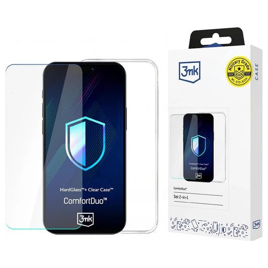 Coque pour Samsung Galaxy A26 A266, 3MK, ComfortDuo, Transparente