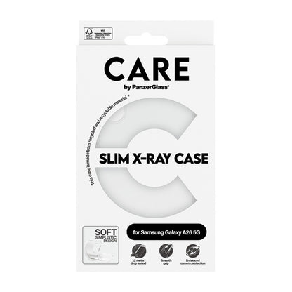 Housse pour Samsung Galaxy A26 A266, PanzerGlass, Fashionable Care, Transparente
