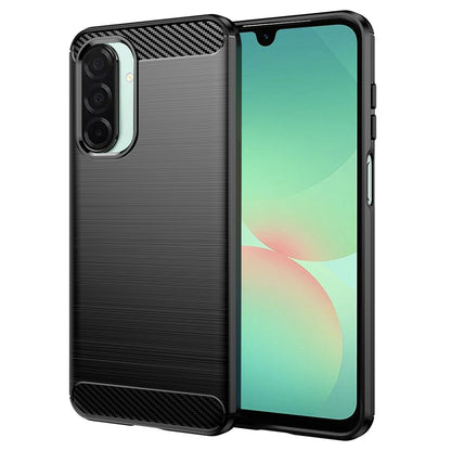 Coque pour Samsung Galaxy A26 A266, Techsuit, Carbone, Noire
