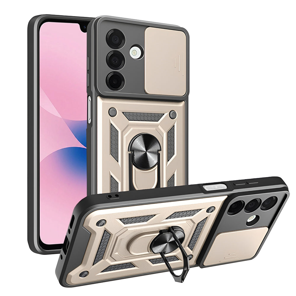 Coque pour Samsung Galaxy A27 5G, Techsuit, CamShield, Dorée