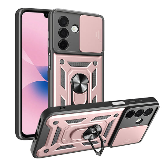 Coque pour Samsung Galaxy A27 5G, Techsuit, CamShield, Rose Doré