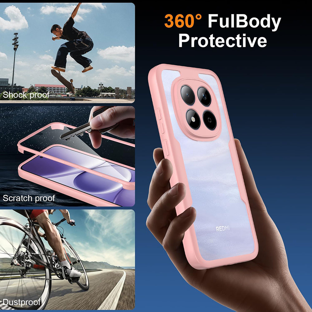 Coque pour Samsung Galaxy A27 5G, Techsuit, ColorVerse 360, Rose