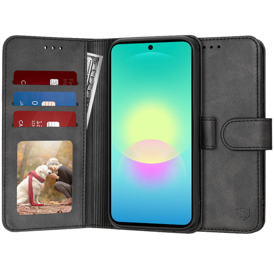 Coque pour Samsung Galaxy A27 5G, Techsuit, Diary Book, Noire