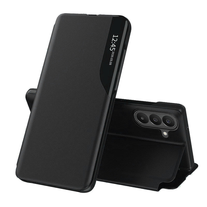 Coque pour Samsung Galaxy A27 5G, Techsuit, eFold Nouveau Modèle, Noire