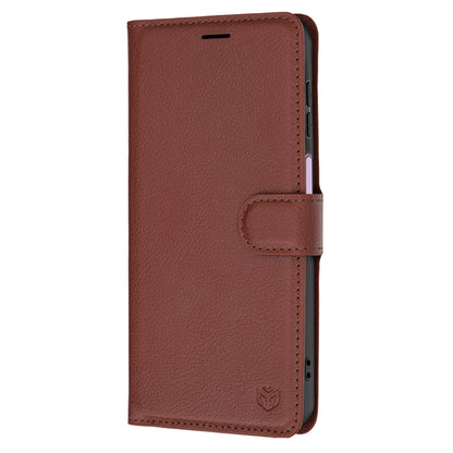 Coque pour Samsung Galaxy A27 5G, Techsuit, Leather Folio, Marron