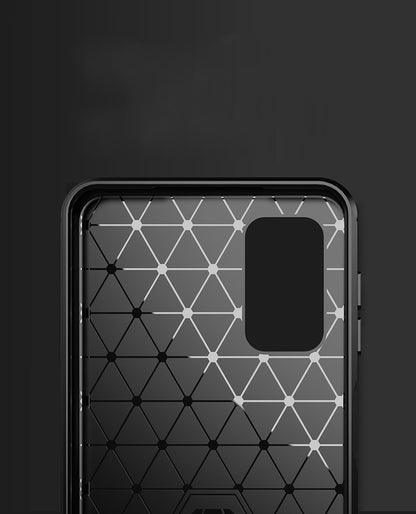 Coque pour Samsung Galaxy A32 5G A326, Techsuit, Carbone, Noire