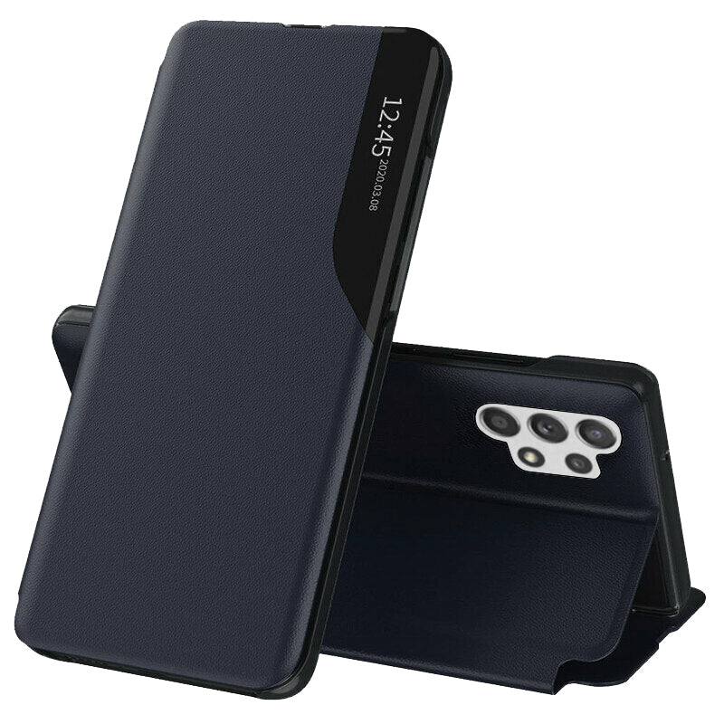 Coque pour Samsung Galaxy A32 A325, Techsuit, eFold, Bleu Foncé
