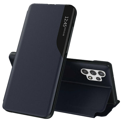 Coque pour Samsung Galaxy A32 A325, Techsuit, eFold, Bleu Foncé