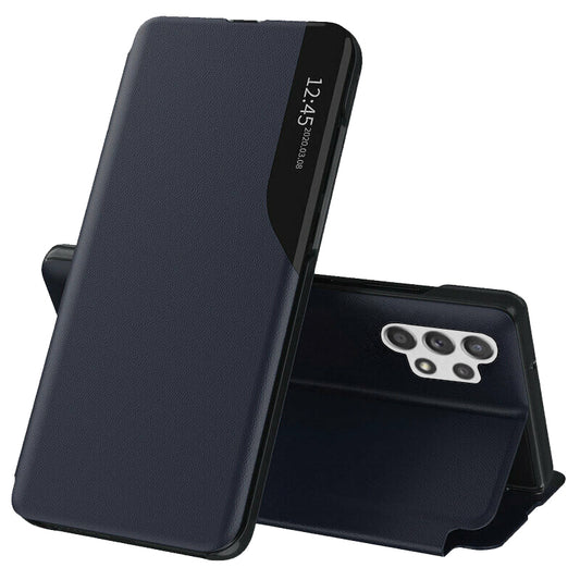 Coque pour Samsung Galaxy A32 A325, Techsuit, eFold, Bleu Foncé